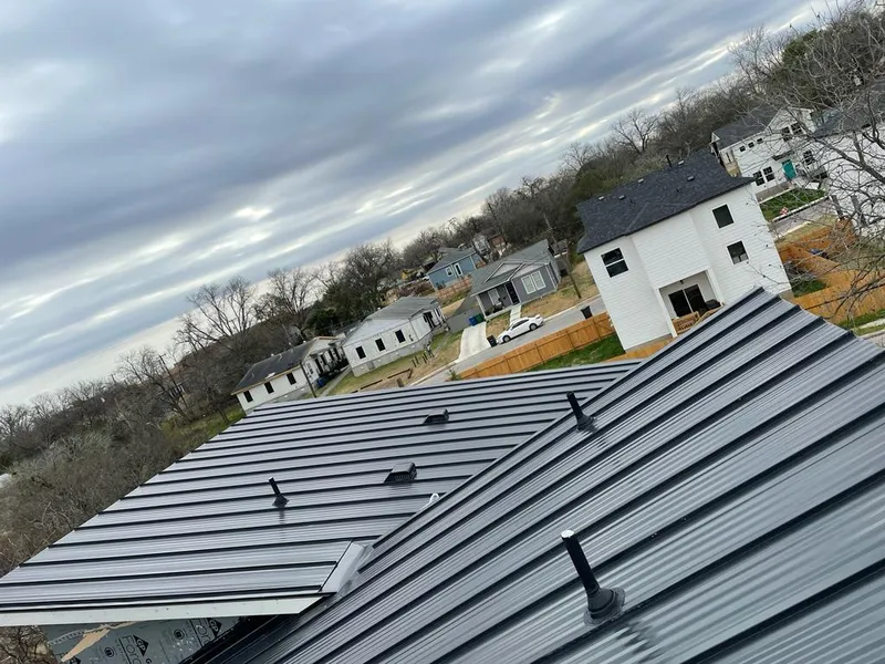 Standing seam metal roof panels with vents for Skylight Repair in Saratoga